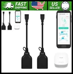 Yolink Smart Outdoor Plugs With Energy Monitoring Hub Kit, 2 Pack, Black New. Price: $120.99.