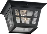 Herrington Black Two-light Outdoor Ceiling Fixture 78131-12 New. Price: $115.99.