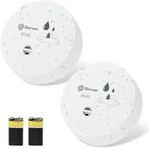 Geevon 2 Pack Water Leak Detectors, 100DB Sensor Alarms Flood For New. Price: $19.02.