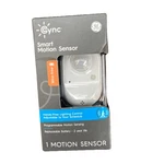 New Ge Cync Smart Motion Sensor Controls Lights Bulb White #3341. Price: $15.00.