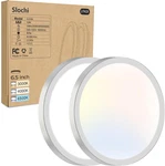 Slochi 2PACK Led Flush Mount Ceiling Light Fixture, 3000K-4000K-6500K & 100W Equ New. Price: $32.99.