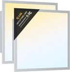 Pack 2X2 Led Flat Panel Light Drop Ceiling Fixture, 5200LM, 5CCT New. Price: $73.99.