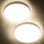 Sunrider 2-PK Led Flush Mount Ceiling Light Fixture, 3000K Warm White, 2400LM New. Price: $104.98.