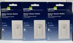 Leviton Decora Motion Sensor Light Switch DOS02-1LW Auto White Lot Of 3 New. Price: $49.99.