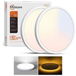 Matane Led Flush Mount Ceiling Light Fixture With 12 Inch 2PACK, White New. Price: $88.49.