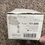 Wattstopper WI-200 Passive Infrared Automatic Wall Switch 120/277 Vac White New. Price: $65.00.