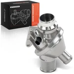 A-premium Engine Coolant Thermostat Housing Assembly With Sensor Compatible W... New. Price: $84.27.