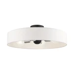 Livex Lighting 46928 Venlo 22"W Flush Mount Drum Ceiling - Black New. Price: $245.96.