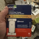 Leviton Plus Pro Antimicrobial Treated Occupancy Sensor Switch R60-ODS15-GHW Open. Price: $18.50.