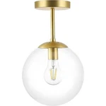 Bagood Globe Semi Flush Mount Ceiling Light Includes Led Corn Bulb New. Price: $39.99.