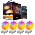 Govee 6" Smart Recessed Lighting Wi-fi Bluetooth Direct Connect Rgbww Led H601A New. Price: $68.00.