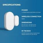 2 Pack Ouvopo Zigbee Sensor, Smart Door And Window Hub Required New. Price: $24.99.
