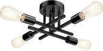 Tobusa Semi Flush Mount Ceiling Light Fixture Matte Black, Modern Sputnik Clo... New. Price: $37.93.