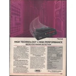 1985 Print Micro Eye Supreme Radar Detector Bel Tronics Technology Art F5 Unspecified. Price: $16.31.