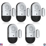 Pack Door Window Alarms 125DB Volume Control Wireless Home Security Sensors New. Price: $51.75.