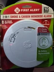 New First Alert 2-IN-1 Smoke And Carbon Monoxide Alarm 1048446 Open. Price: $38.70.