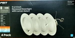 Feit Electric LEDR56HO6WYCA4 14.3W 1290 Lumens Recessed Downlight 5/6 In New. Price: $29.40.