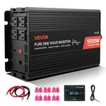 Vevor 1500W Power Inverter 12V Dc To 120V Ac Pure Sine Remote Control Usb Type-c New. Price: $134.23.
