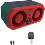 Solar Outdoor Motion Sensor Alarm - Barking Dog Sound With 2 * 130DB Noise Maker New. Price: $146.10.