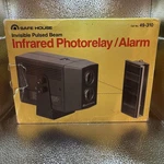 Safe House Invisible Pulsed Beam Infrared Photorelay / Alarm 49-310 Radio Shack Open. Price: $39.99.