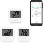 Yolink Smart Wireless Temperature & Humidity Sensor, 3-PACK, Wide White New. Price: $92.95.