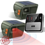 Chtoocy Driveway Alarm Long Range Wireless Radar Solar New. Price: $168.99.