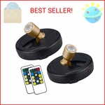 Hamvidne Wireless Led Spotlight, Battery Powered Picture Lights, Uplighting Indo. Price: $28.40.