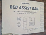 Lunderg Bed Assist Rail W/ Motion Sensor Led Light Non-slip Safety Handle Open. Price: $44.99.