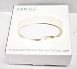 Toowell Motion Sensor Ceiling Light Battery Operate Indoor/outdoor Use Open. Price: $22.99.