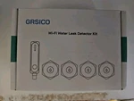 Grsico Wi-fi Water Leak Detector Kit 4 Pack Open Box, Never Used. Price: $25.00.