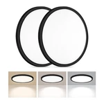 Lumllsaji Pack Led Flush Mount Ceiling Light, 24W Ultra Thin Round White Lamp New. Price: $54.29.