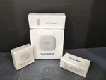 Yolink Hub W/ Water Leak Sensor, Door And Remote - Nisb New. Price: $55.00.