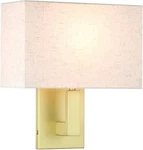 Bedside Wall Lamp Single Sconce Lighting Mounted Fabric Shade Open. Price: $18.59.