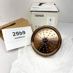 Kohler Purist Masterclean Katalist Single Function Showerhead Vibrant Rose Gold Open. Price: $129.01.
