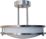 Laborate Lighting, Semi-flush Mount Ceiling Light, 12 Inch, Brushed Nickel New. Price: $52.48.