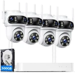 Wifi Camera Three Lens Triple Screen Auto Tracking Cctv Video Security System New. Price: $254.99.