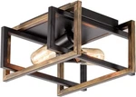 Luling 2-LIGHT Square Ceiling Light, Adjustable Socket, 11.4 Flush Mount New. Price: $39.99.