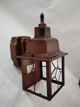 Metal Outdoor Wall Lantern Lamp Heath Zenith 1-LIGHT Motion Sensor Antique Bronz Used. Price: $29.00.