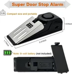 Pack Portable Door Stopper With 120DB Loud Security Alarm,... New. Price: $20.26.