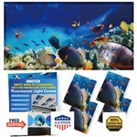 Angsylth 4 Pcs Fluorescent Light Covers - Classroom, Office X 2 Feet Flame Ret New. Price: $39.18.