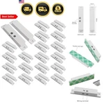 Magnetic Door Contact Sensor Window Alarm Surface Mounted 20 Sets White New. Price: $42.46.