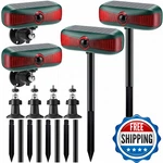 Qualirey 4 Pcs Solar Outdoor Alarm Motion Sensor 129DB Security Siren New. Price: $91.54.