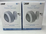 Feit Home Motion-sensing Battery Powered White Smart-enabled 2 Pk New. Price: $48.95.
