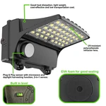 60 Watt Full Cut Off Led Wall Pack Cct Tunable W/ Motion Sensor And Photo Cell New. Price: $89.00.