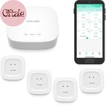Water Leak Starter Kit: Hub + 4 Sensor 1 (silent), Lora Long-range, App/sms New. Price: $89.84.