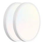 Hykolity 2 Pack 9 Selectable Cct Led Round Flat Panel Inch, White New. Price: $42.46.