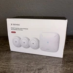 X-sense SWS54 Wi-fi Water Leak Detector 3 Sensors + Base Station Open. Price: $39.99.