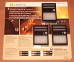 New Capstone 3 Led Motion Sensor Lights Indoor/outdoor Waterproof 1600106. Price: $11.00.