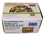 Chamberlain Infrared Wireless Motion Alert Add-on Sensor Cwpir New Sealed. Price: $189.95.