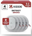 Kidde Hardwired Smoke Detector, Aa Battery Backup, Interconnectable 4 Pack New. Price: $94.95.